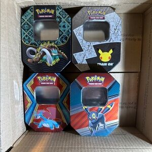 Pokémon Trading Card Game Tin Lot